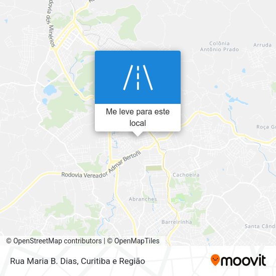 Rua Maria B. Dias mapa