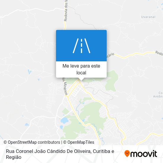 Rua Coronel João Cândido De Oliveira mapa