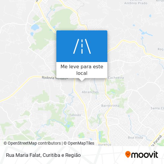 Rua Maria Falat mapa