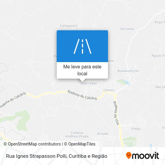 Rua Ignes Strapasson Polli mapa
