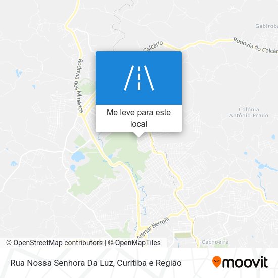 Rua Nossa Senhora Da Luz mapa