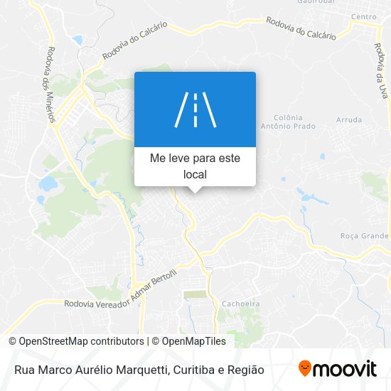 Rua Marco Aurélio Marquetti mapa