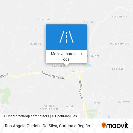 Rua Ângela Guidolin Da Silva mapa