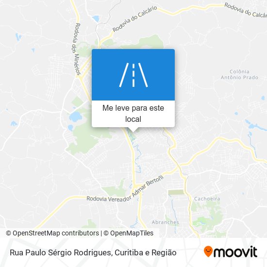 Rua Paulo Sérgio Rodrigues mapa