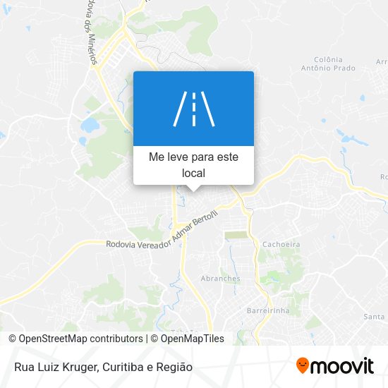 Rua Luiz Kruger mapa