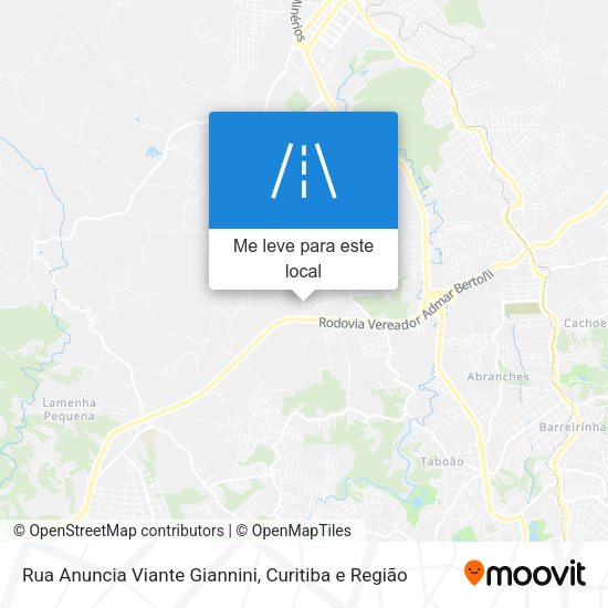 Rua Anuncia Viante Giannini mapa