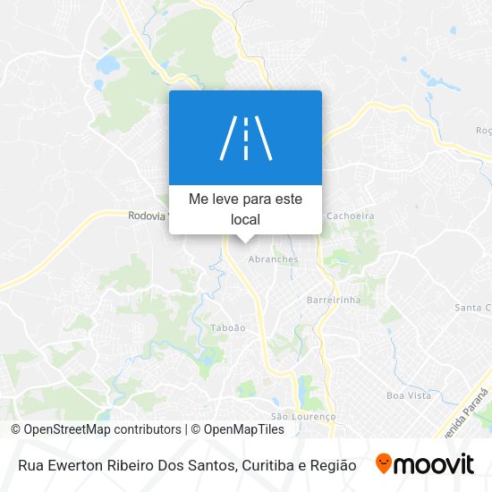 Rua Ewerton Ribeiro Dos Santos mapa