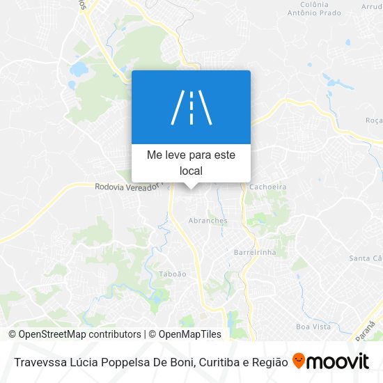 Travevssa Lúcia Poppelsa De Boni mapa