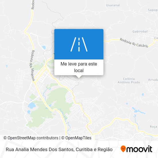 Rua Analia Mendes Dos Santos mapa