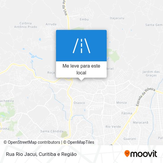 Rua Rio Jacui mapa