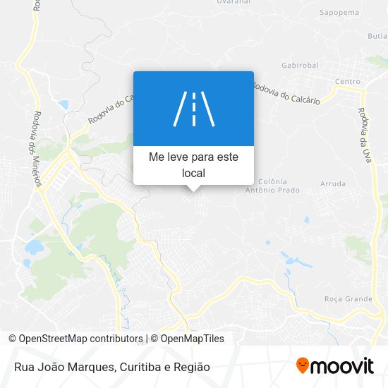 Rua João Marques mapa
