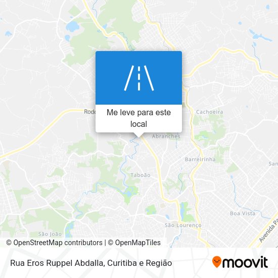 Rua Eros Ruppel Abdalla mapa