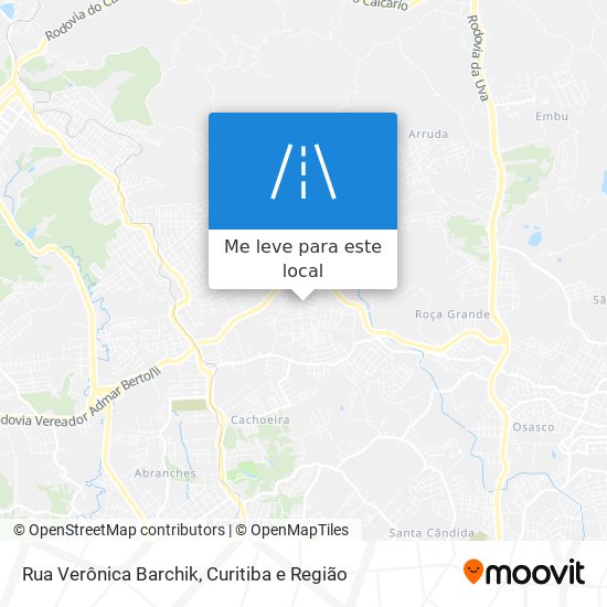 Rua Verônica Barchik mapa