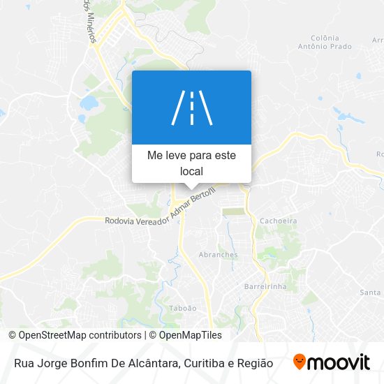 Rua Jorge Bonfim De Alcântara mapa