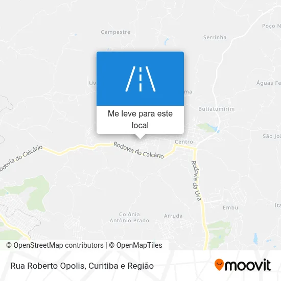 Rua Roberto Opolis mapa