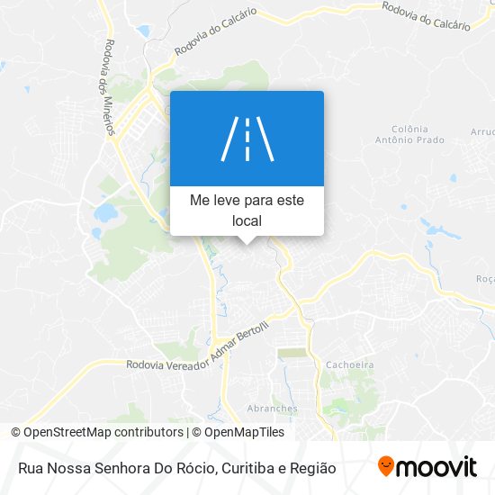 Rua Nossa Senhora Do Rócio mapa