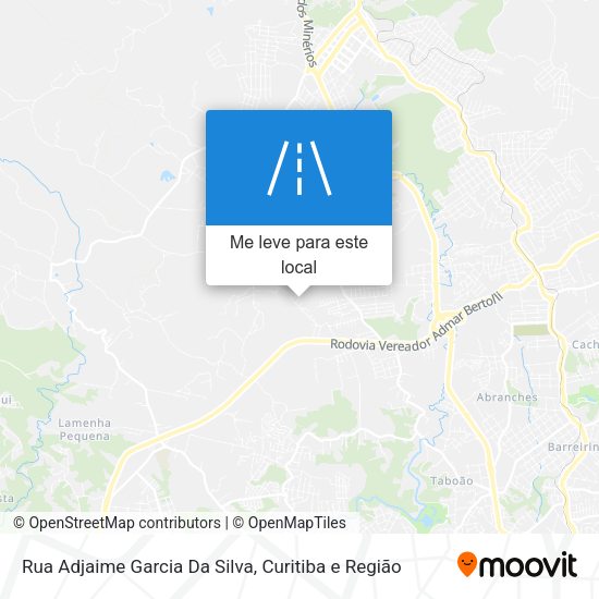 Rua Adjaime Garcia Da Silva mapa