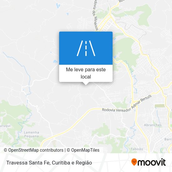 Travessa Santa Fe mapa