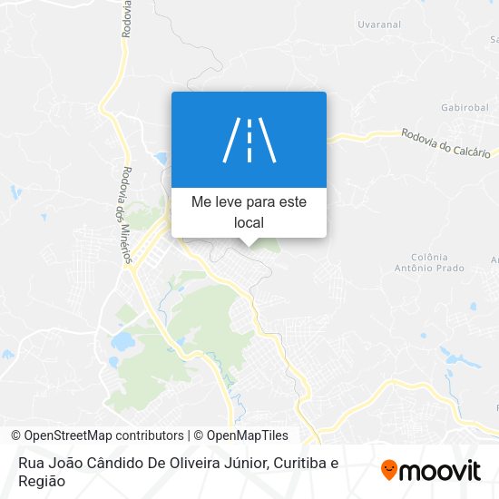 Rua João Cândido De Oliveira Júnior mapa