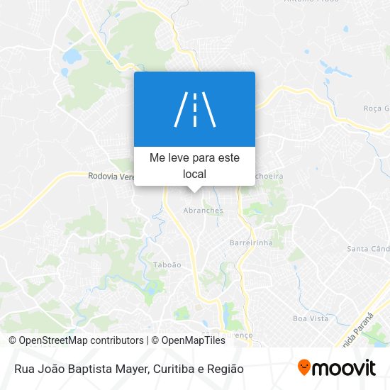 Rua João Baptista Mayer mapa