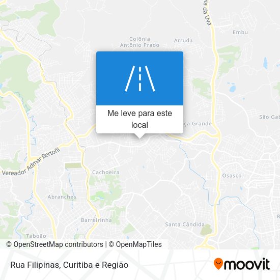 Rua Filipinas mapa