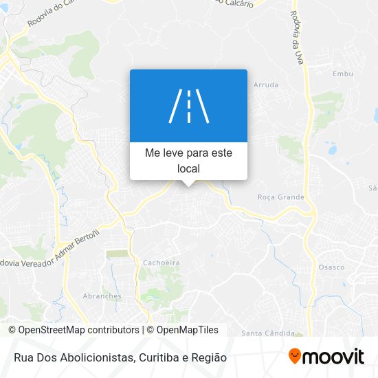 Rua Dos Abolicionistas mapa