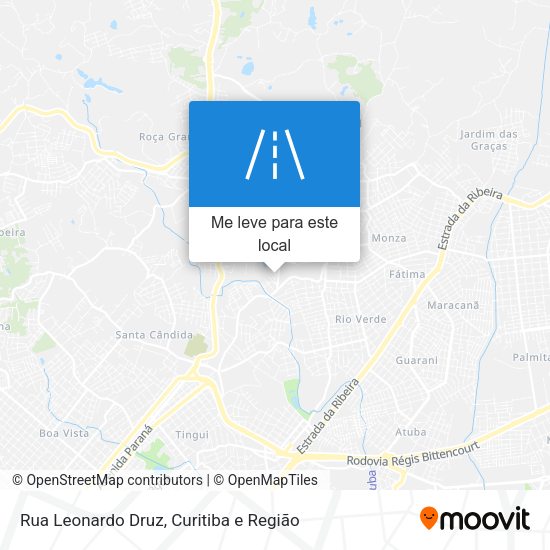 Rua Leonardo Druz mapa
