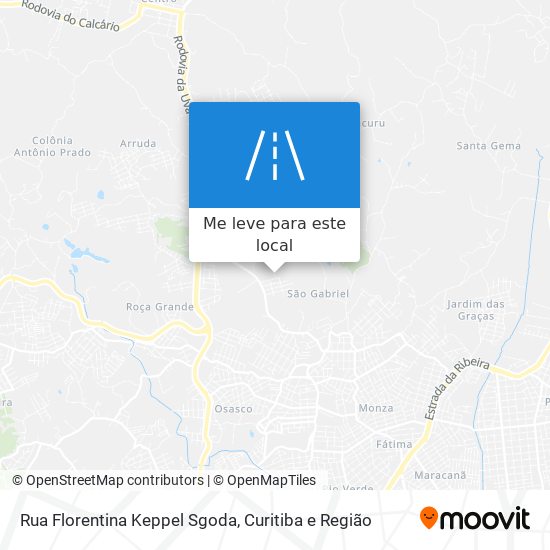 Rua Florentina Keppel Sgoda mapa