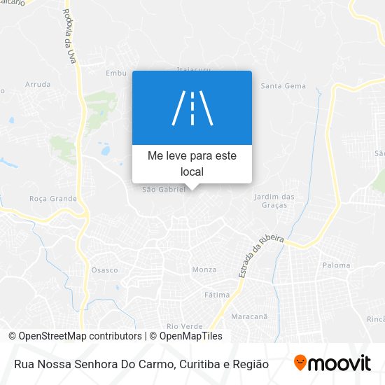 Rua Nossa Senhora Do Carmo mapa
