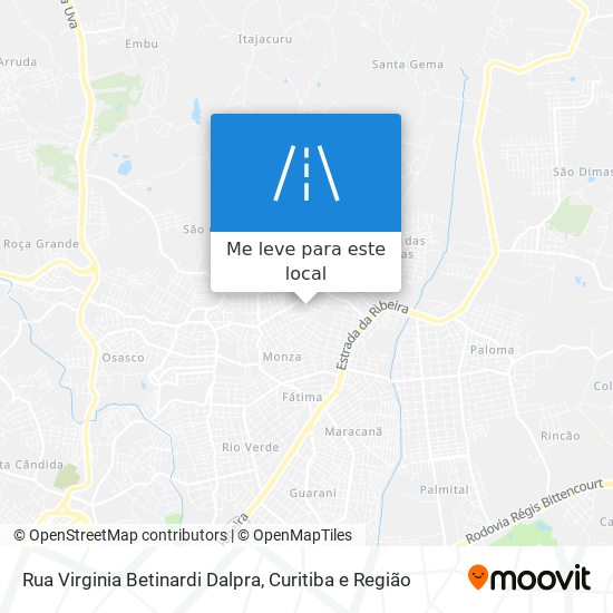 Rua Virginia Betinardi Dalpra mapa