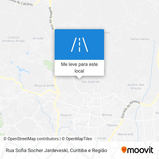 Rua Sofia Socher Jardeveski mapa