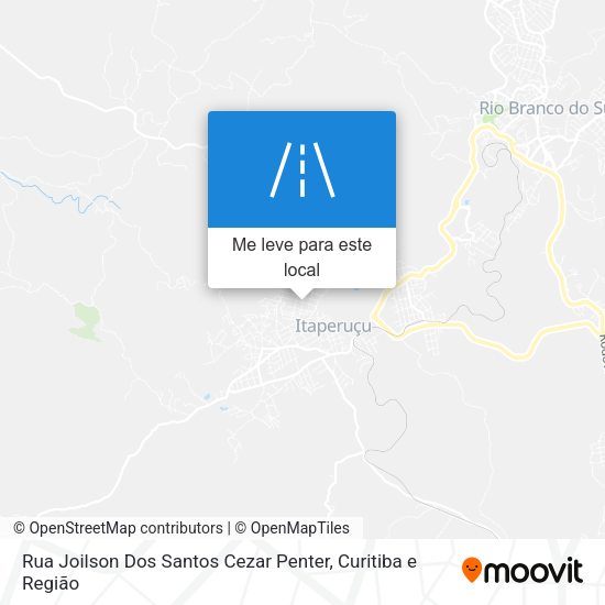 Rua Joilson Dos Santos Cezar Penter mapa
