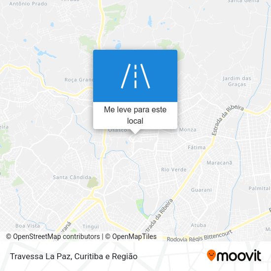Travessa La Paz mapa