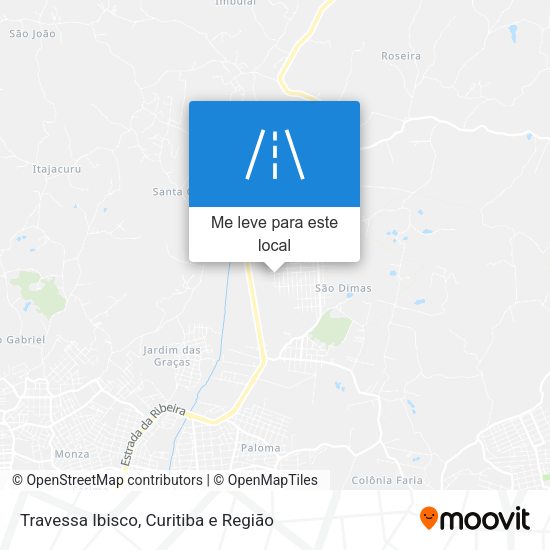 Travessa Ibisco mapa