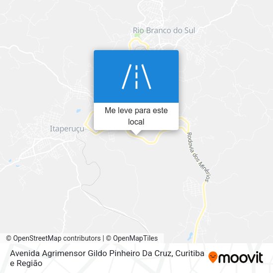 Avenida Agrimensor Gildo Pinheiro Da Cruz mapa