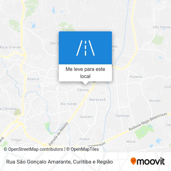 Rua São Gonçalo Amarante mapa