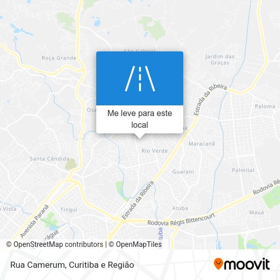 Rua Camerum mapa