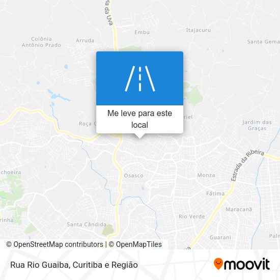 Rua Rio Guaiba mapa