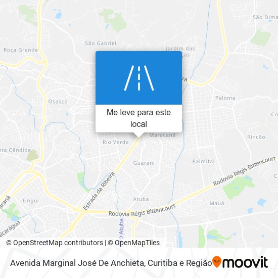 Avenida Marginal José De Anchieta mapa