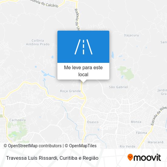 Travessa Luís Rissardi mapa