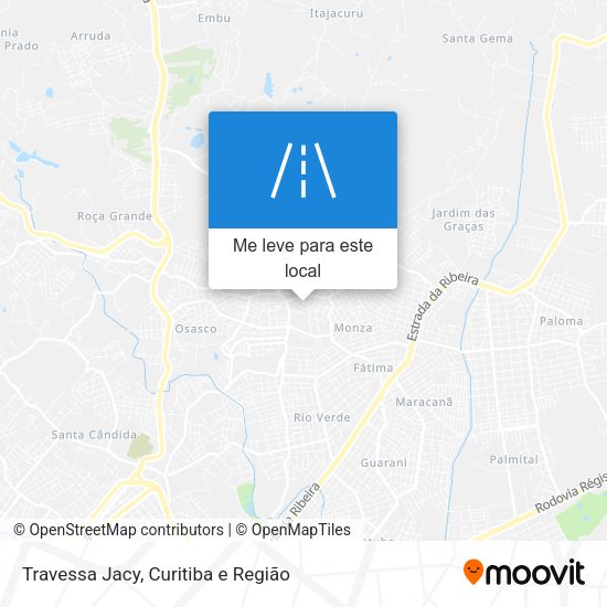 Travessa Jacy mapa