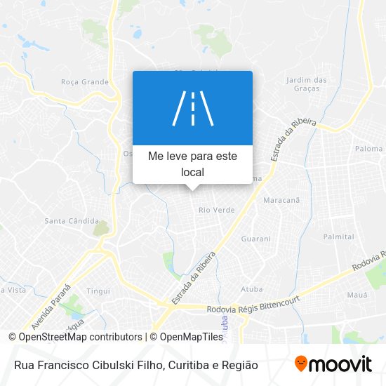 Rua Francisco Cibulski Filho mapa