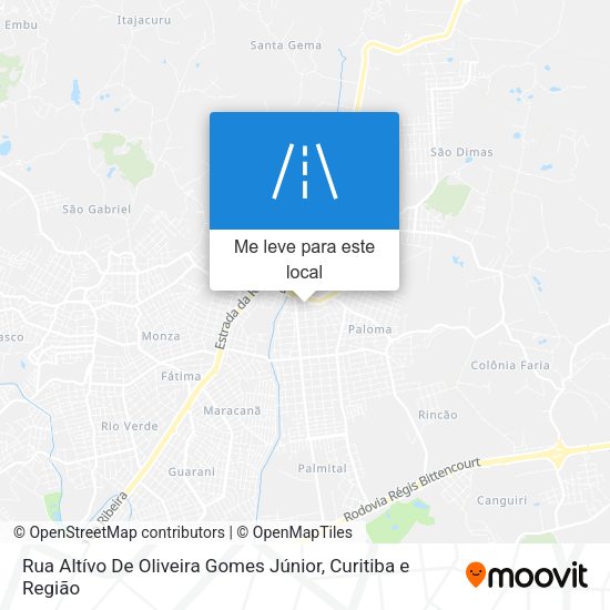 Rua Altívo De Oliveira Gomes Júnior mapa