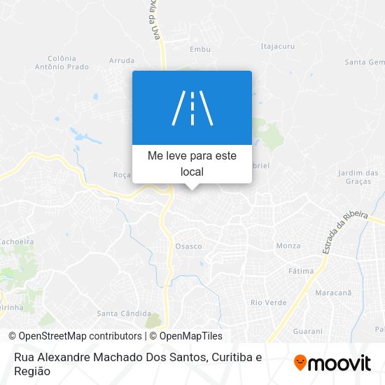 Rua Alexandre Machado Dos Santos mapa