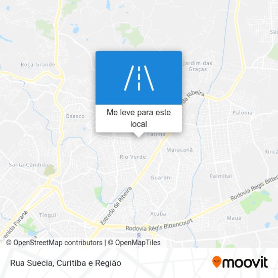 Rua Suecia mapa