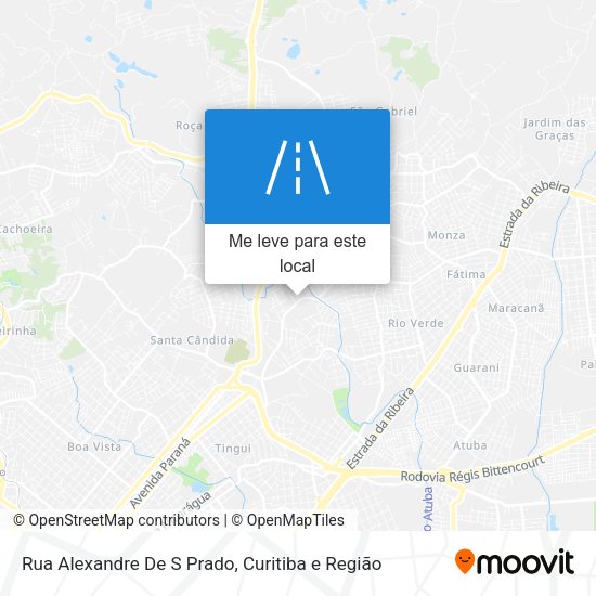 Rua Alexandre De S Prado mapa