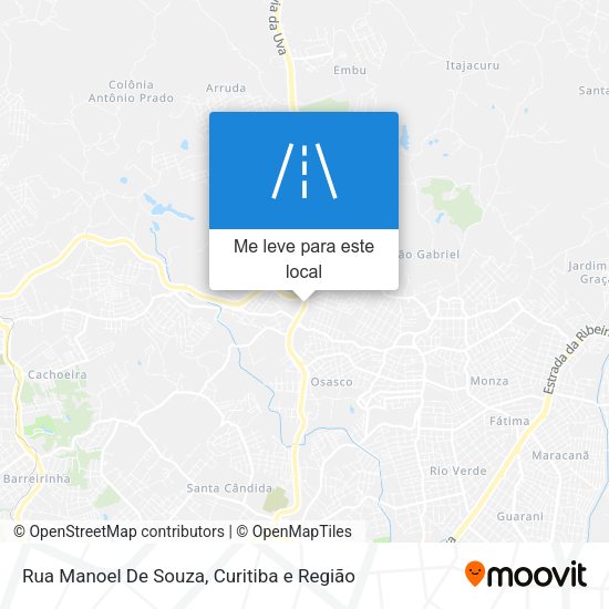 Rua Manoel De Souza mapa
