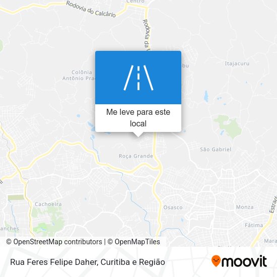 Rua Feres Felipe Daher mapa