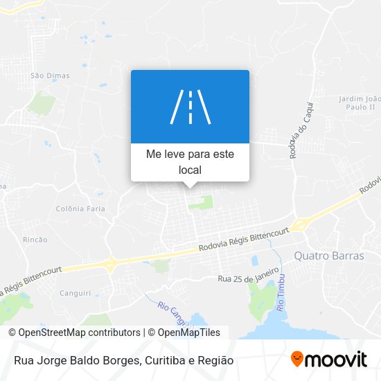 Rua Jorge Baldo Borges mapa