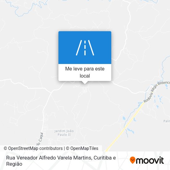 Rua Vereador Alfredo Varela Martins mapa